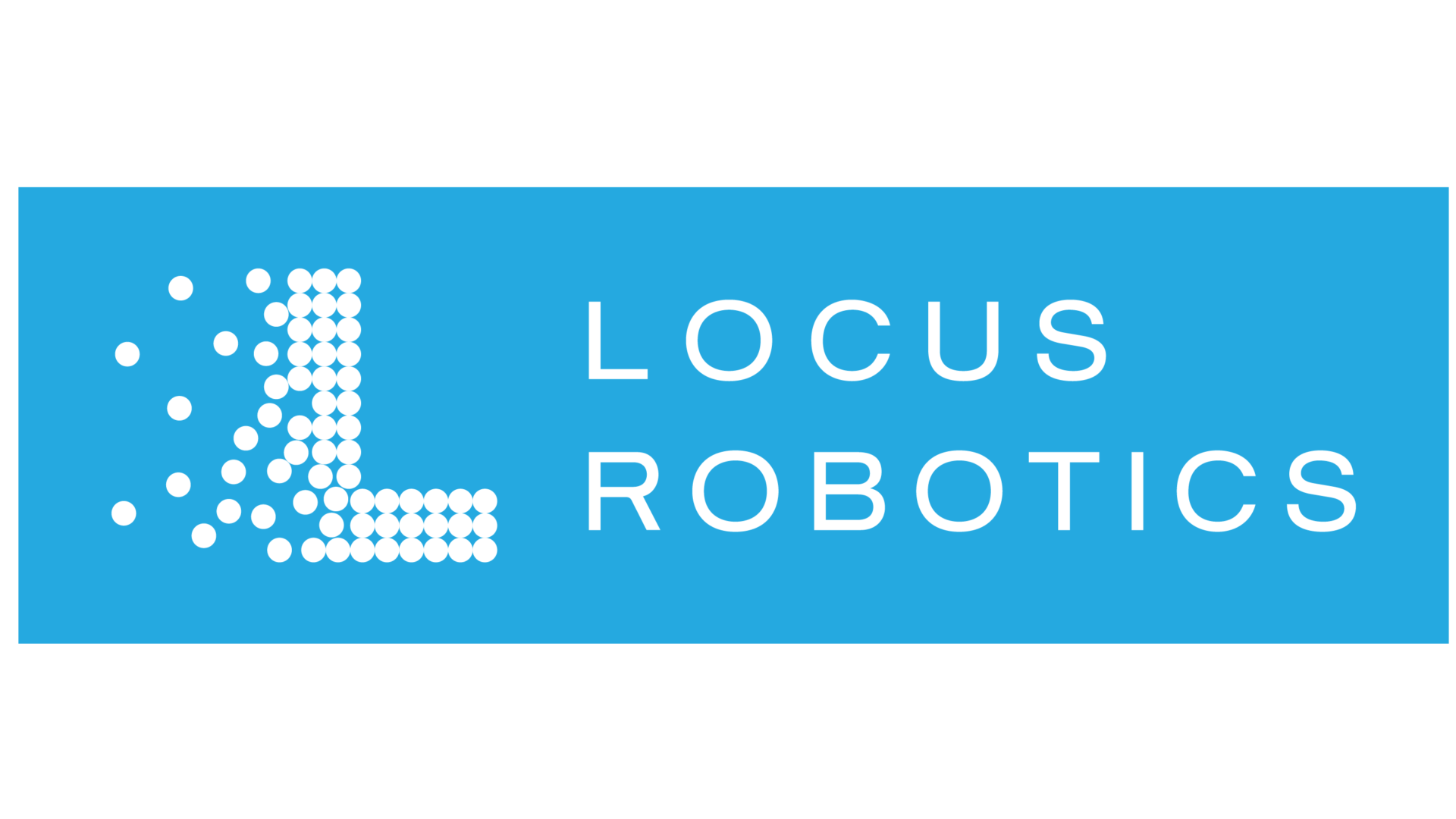 Locus Robotics Horizontal Blue Logo